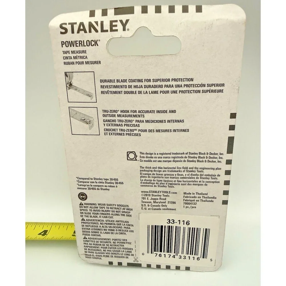 NIP Stanley Power Lock Tape Measures 16’ - Picture 4 of 4